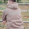 Sudadera con Capucha Unisex - Hoodie Color Latte - "ESPERARÉ"  Salmo 37,7