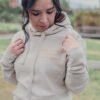 Sudadera con Capucha Unisex - Hoodie Color Bone - "ESPERARÉ" Sal 37,7