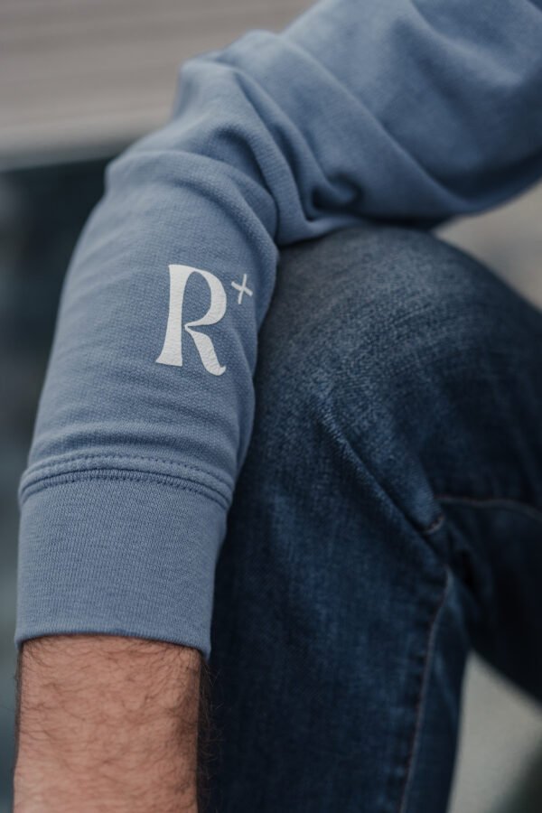 Sudadera con Capucha para Hombres- Blue Jean "ESPERARÉ" Sal. 37,7