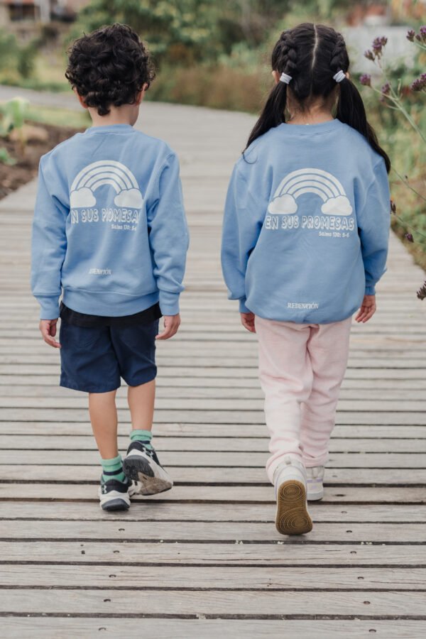 Sudadera sin cuello para niños "ESPERARÉ" Sal. 130.5-6