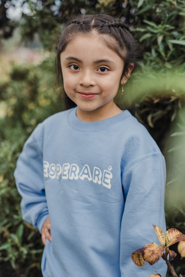 Sudadera sin cuello para niños "ESPERARÉ" Sal. 130.5-6