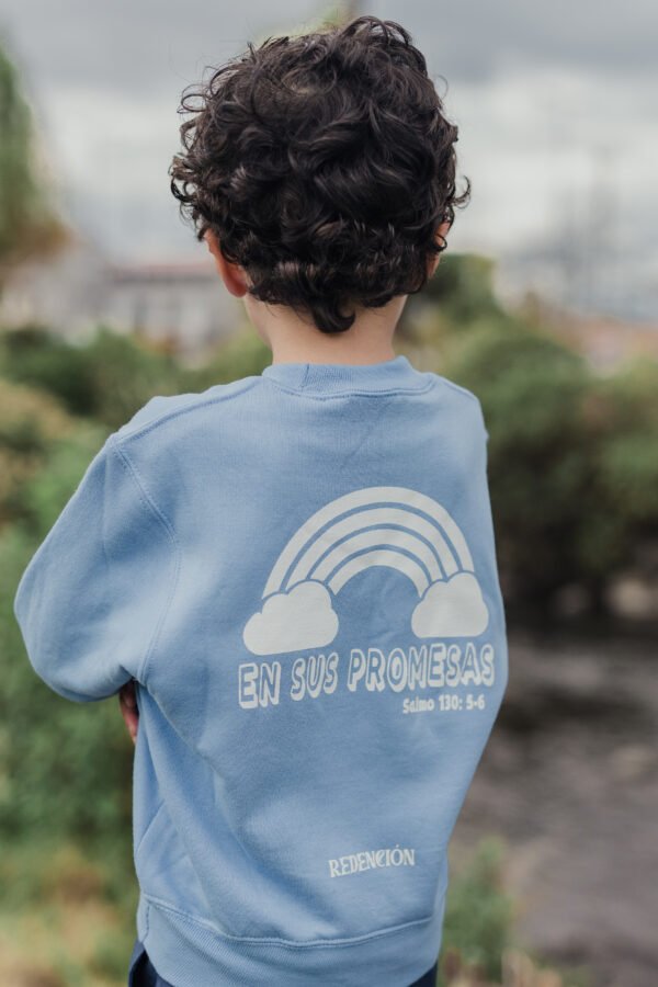 Sudadera sin cuello para niños "ESPERARÉ" Sal. 130.5-6