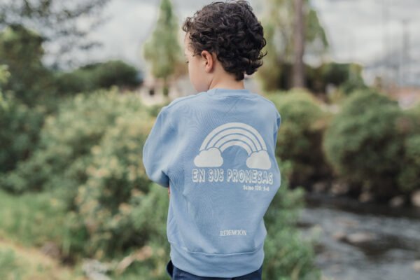 Sudadera sin cuello para niños "ESPERARÉ" Sal. 130.5-6