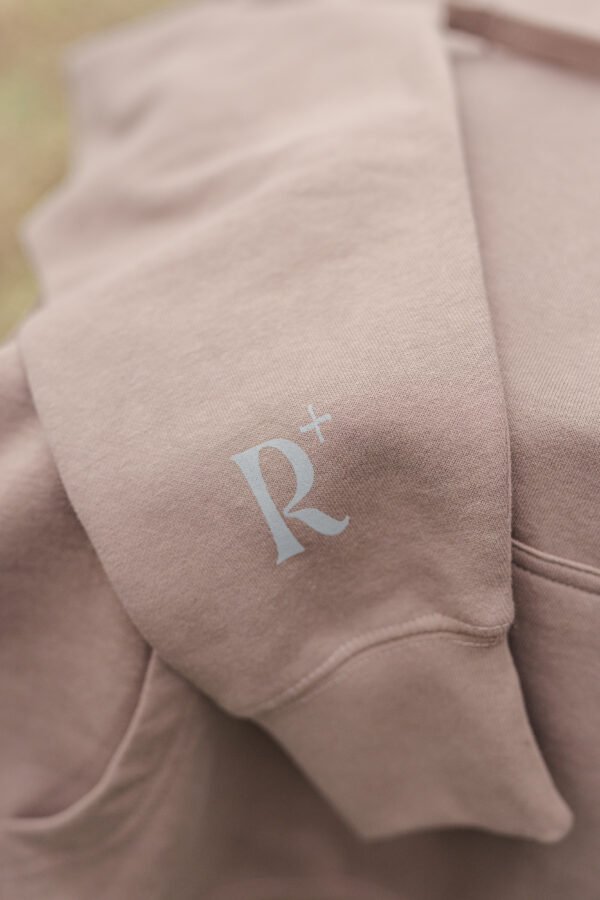 Sudadera con Capucha Unisex - Hoodie Color Latte - "ESPERARÉ"  Salmo 37,7