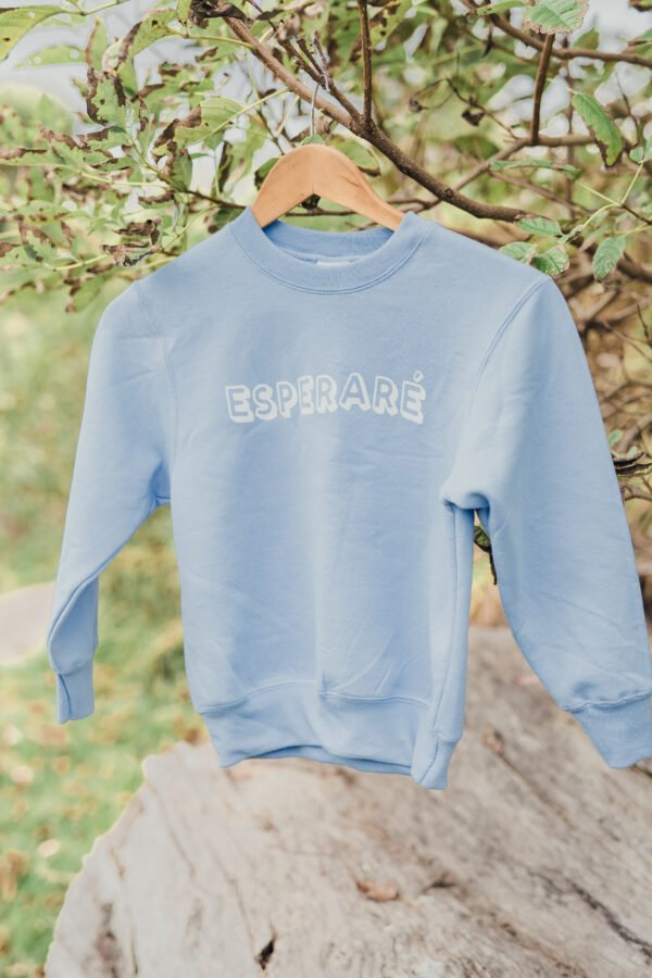 Sudadera sin cuello para niños "ESPERARÉ" Sal. 130.5-6