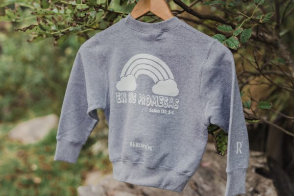 Sudadera sin cuello Unisex para niños "ESPERARÉ" Sal. 130.5-6